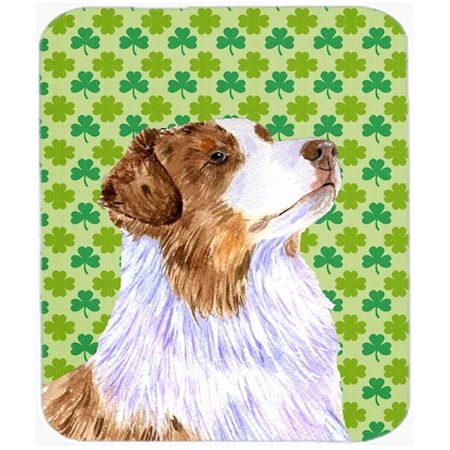 Skilledpower Australian Shepherd St. Patricks Day Shamrock Mouse Pad SK2885695